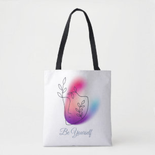 Bandeja de Tote "Seja Você Mesmo" Personalizável