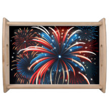 FOGOS DE ARTIFÍCIO ANTI-VERMELHO-BRANCO AZUL-AMERI