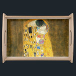 Bandeja Gustav Klimt O Beijo Vintage Art Nouveau Painting<br><div class="desc">Gustav Klimt The Kiss Vintage Art Nouveau Painting The Kiss (Em alemão: Der Kuss) foi pintado pelo pintor simbolista austríaco Gustav Klimt entre 1907 e 1908, ponto alto de seu período de Ouro, quando pintou várias obras em estilo semelhante. A pintura é amplamente considerada uma obra-prima do início do período...</div>