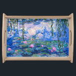 Bandeja Monet, Lírios de Água, 1919,<br><div class="desc">Water Lily,  1919,  famosa pintura do artista impressionista Claude Monet</div>