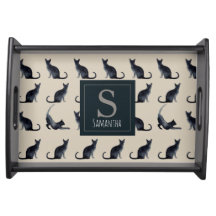 Padrão de Gatinho Preto de Coloração d'água do Cat