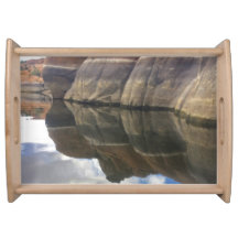 Paisagem da Arizona de Reflexão de Água com Foto R