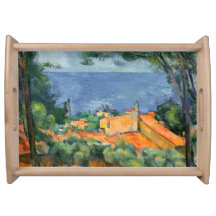 Paul Cezanne - Estaque com Telhados Vermelhos