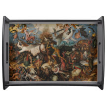 Queda dos anjos rebeldes por Pieter Bruegel