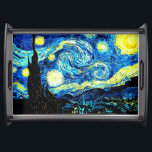 Bandeja Van Gogh - Noite Estrelada<br><div class="desc">A famosa pintura de Van Gogh,  Starry Night.</div>