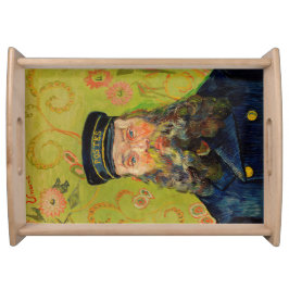 Bandeja Van Gogh Postman. Retrato impressionismo