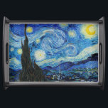Bandeja Van Gogh Starry Night. Impressionismo arte de vint<br><div class="desc">Van Gogh "The Starry Night" servindo a bandeja.</div>