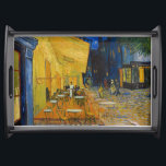 Bandeja Vincent van Gogh - Cafe Terrace à Noite<br><div class="desc">Cafe Terrace no Place du Forum na Noite - Vincent van Gogh,  1888</div>