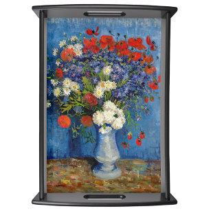 Bandeja Vincent van Gogh - Vase com Cornflower e Poppies