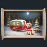 Bandeja Winter Labrador Caravan Christmas Adventure<br><div class="desc">Adotar a magia de uma noite de inverno nevada enquanto uma caravana desliza graciosamente através da paisagem iluminada pela lua. A beleza serena da neve escutadora e o brilho encantador da lua criam uma cena cativante,  prometendo uma aventura inesquecível de Natal cheia de calor,  alegria e memórias queridas.</div>