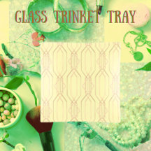 Art Deco Butternata & Dourada Tray