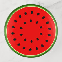 Bandeja de Fruta de Melancia Brilhante