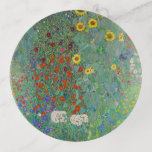 Bandejas Gustav Klimt - Jardim do País com Girassóis<br><div class="desc">Jardim do País com Girassóis/Jardim de Fazenda com Girassóis - Gustav Klimt em 1905-1906</div>