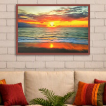 Bandera Bay Sunset 1738 Art Impressão