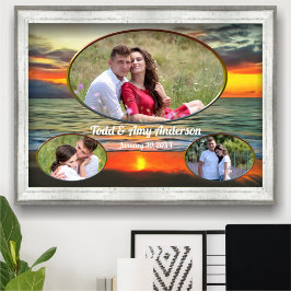 Bandera Bay Sunset Love 1738 Art Impressão