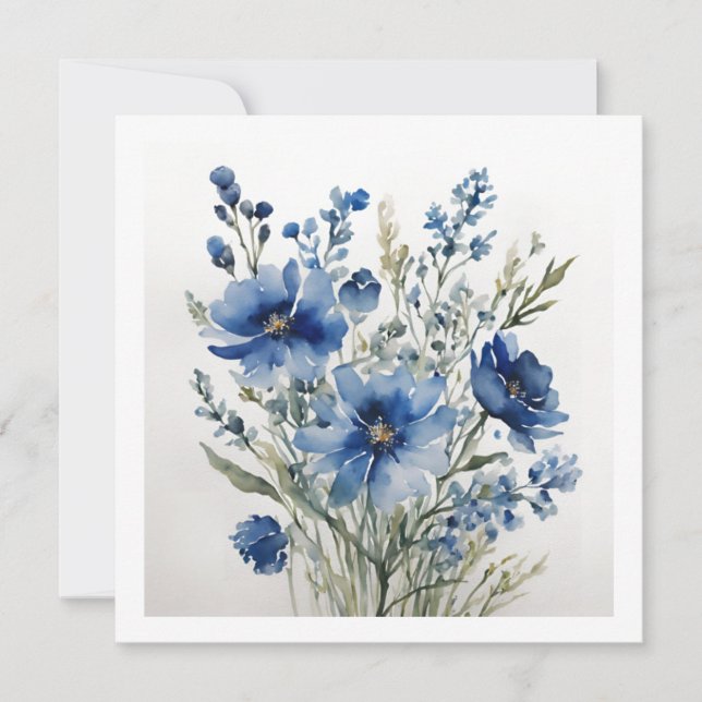 Bando de Flores de Aquarela Elegante (Frente)