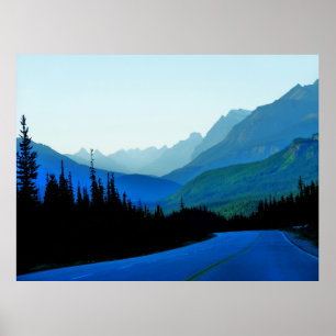 Banff Jasper Blue Poster