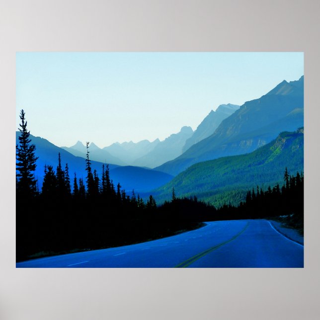 Banff Jasper Blue Poster (Frente)
