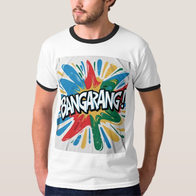 Bangarang! T-Shirt Gráfico de Energia Negrito (Frente)