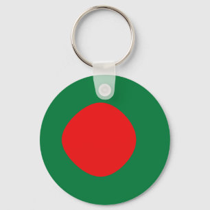 Bangladesh Fisheye Flag Chaveiro