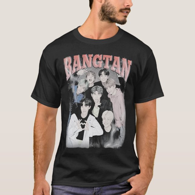 Bangtan Boys Vintage Classic T-Shirt (Frente)