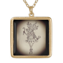 Dourado colar de Natal