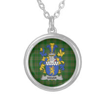Colar Irlandês Eagar Brasão de Armas Brasão de Fam