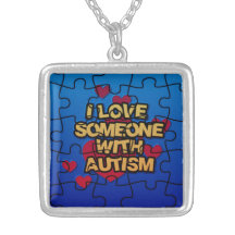 Eu Amo Alguém Com Colar Autismo