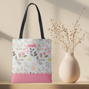 Banheira de Tote de Na moda de Elegância Floral