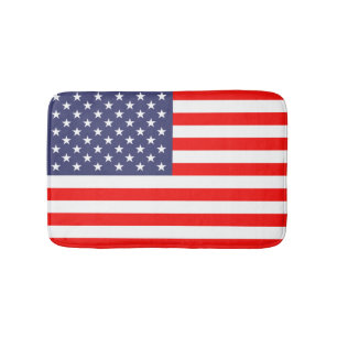 Banheiro Bandeira Americana Patriótica, tapete de banho n