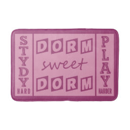 Banheiro "Dorm Sweet Dorm", tapete de banho