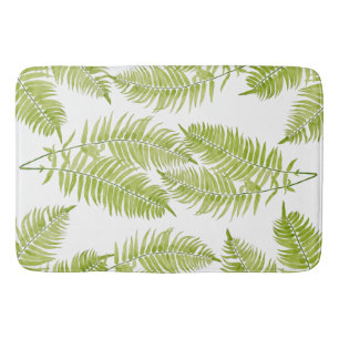 Banheiro Feathery Fern em um tapete de banho
