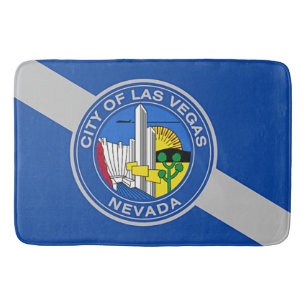 Banheiro Grande tapete de banho com bandeira de Las Vegas