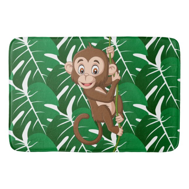 Banheiro Macaco num tapete de Design de vinho (Frente)