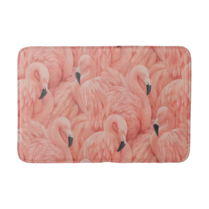 Banheiro Rebanho de flamingos Tapete de banho de espuma vis