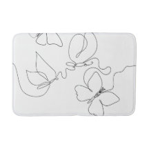 Tapete de Banho Borboleta Minimalista