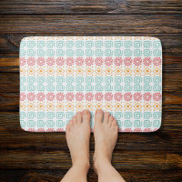 Tapete de Banho com Padrão Tribal Boho | Sol Paste