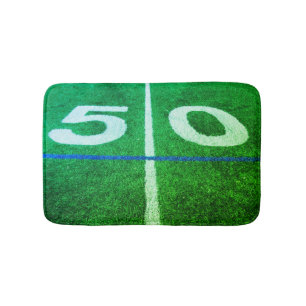 Banheiro tapete de banho de campo de futebol de 50 jardas