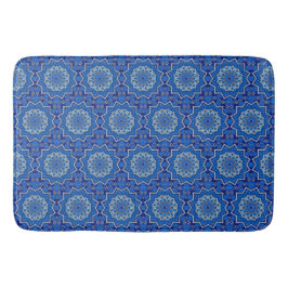 Banheiro Tapete de Banho Decorativo Azul