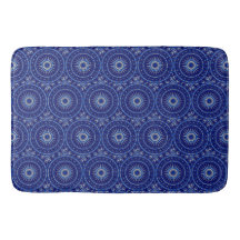 Tapete de Banho Decorativo Azul