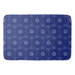 Banheiro Tapete de Banho Decorativo Azul