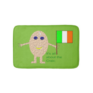 Banheiro Tapete de Banho em Forma de Ovo Irlandês Patriótic