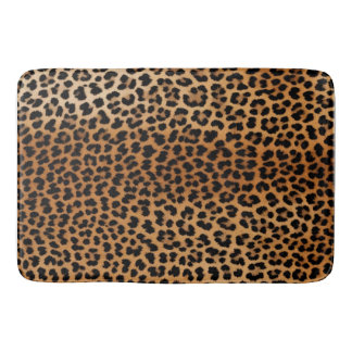 Banheiro Tapete de Banho Estampa Leopardo Chic Glamoratti 