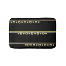 Tapete de Banho Gato Amoroso por Poet Adiela Akoo