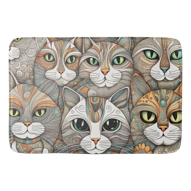 Banheiro tapete de banho para gatos (Frente)