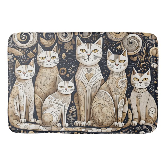 Banheiro tapete de banho para gatos (Frente)