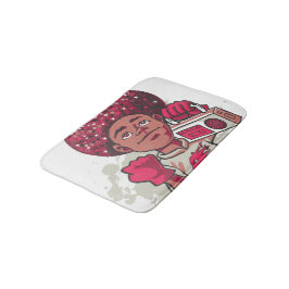 Banheiro Tapete de Banho – Poder JUVENIL Afro & Boombox Des