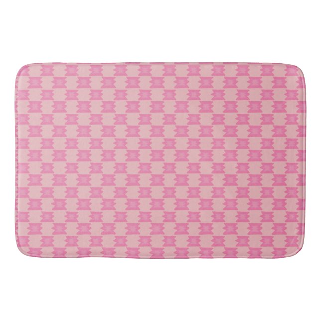 Banheiro Tapete de Banho Rosa Desanimador Boho Sudoeste Oci (Frente)