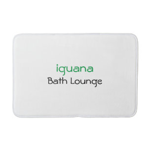 Banheiro Tapete de Banho Stylish Iguana Bath Lounge