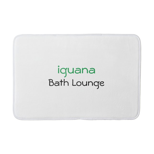 Banheiro Tapete de Banho Stylish Iguana Bath Lounge (Frente)